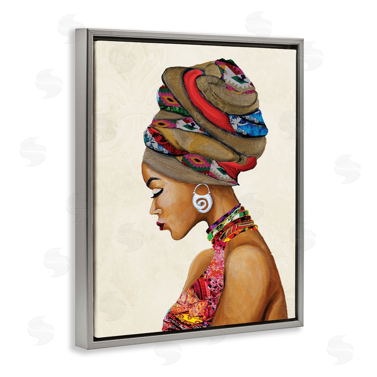 Gina Ritter Woman Wearing Traditional Afr_sideican Fashion Headwrap 