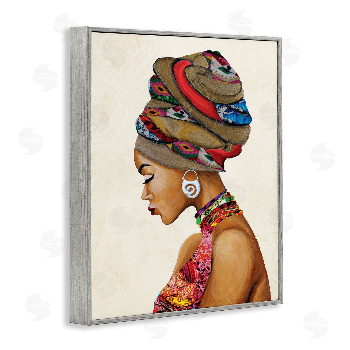 Gina Ritter Woman Wearing Traditional Afr_sideican Fashion Headwrap 