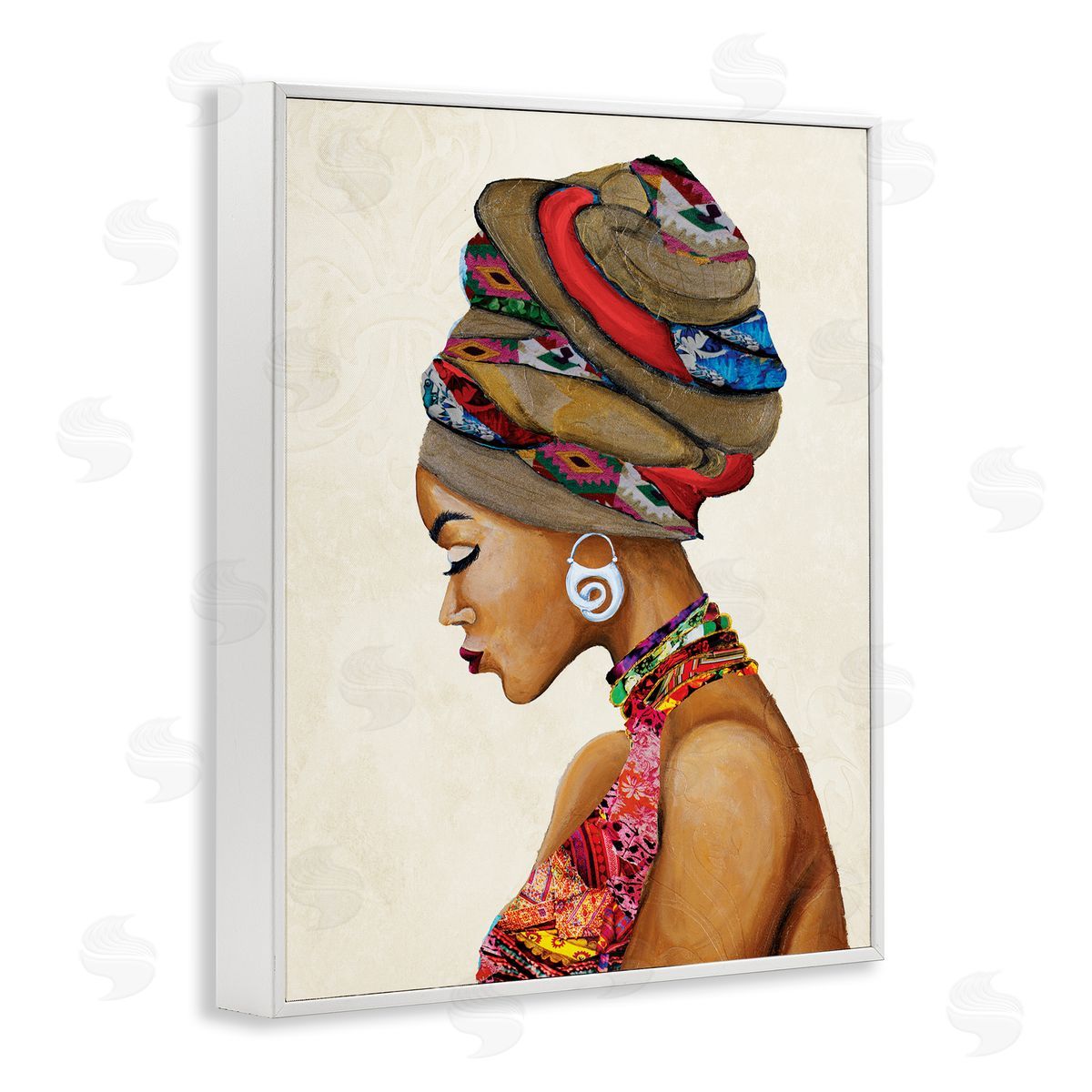 Gina Ritter Woman Wearing Traditional Afr_sideican Fashion Headwrap 