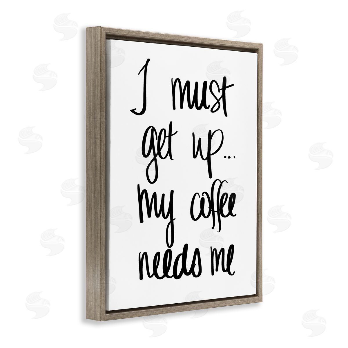 SD Graphics Studio I Must Get Up Coffe_sidee Humor Hand Typography