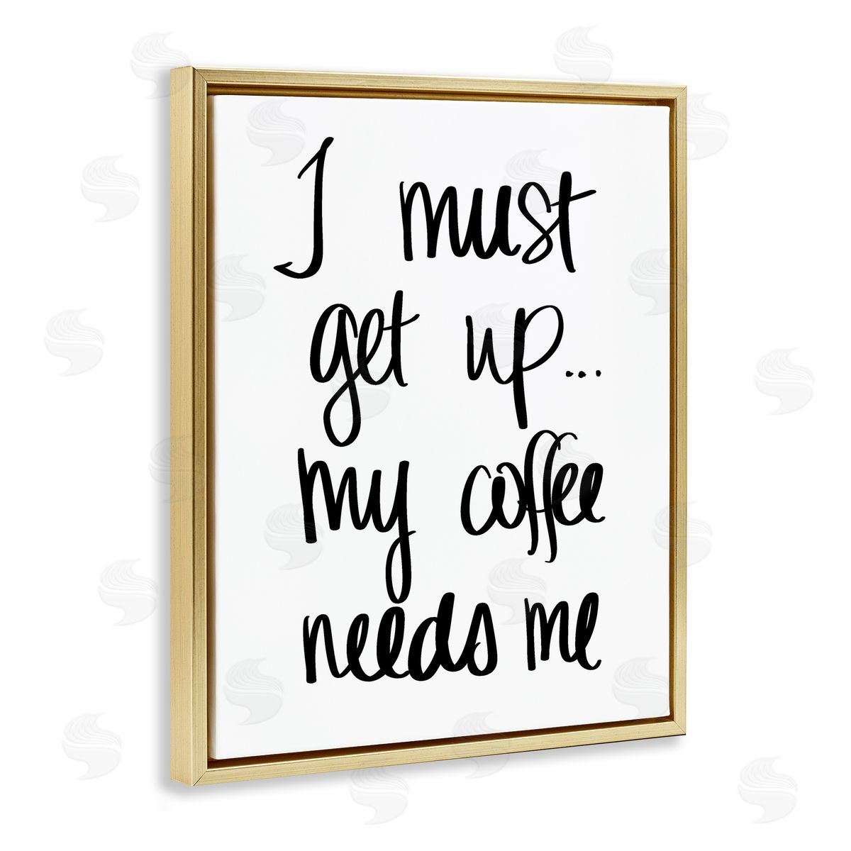 SD Graphics Studio I Must Get Up Coffe_sidee Humor Hand Typography