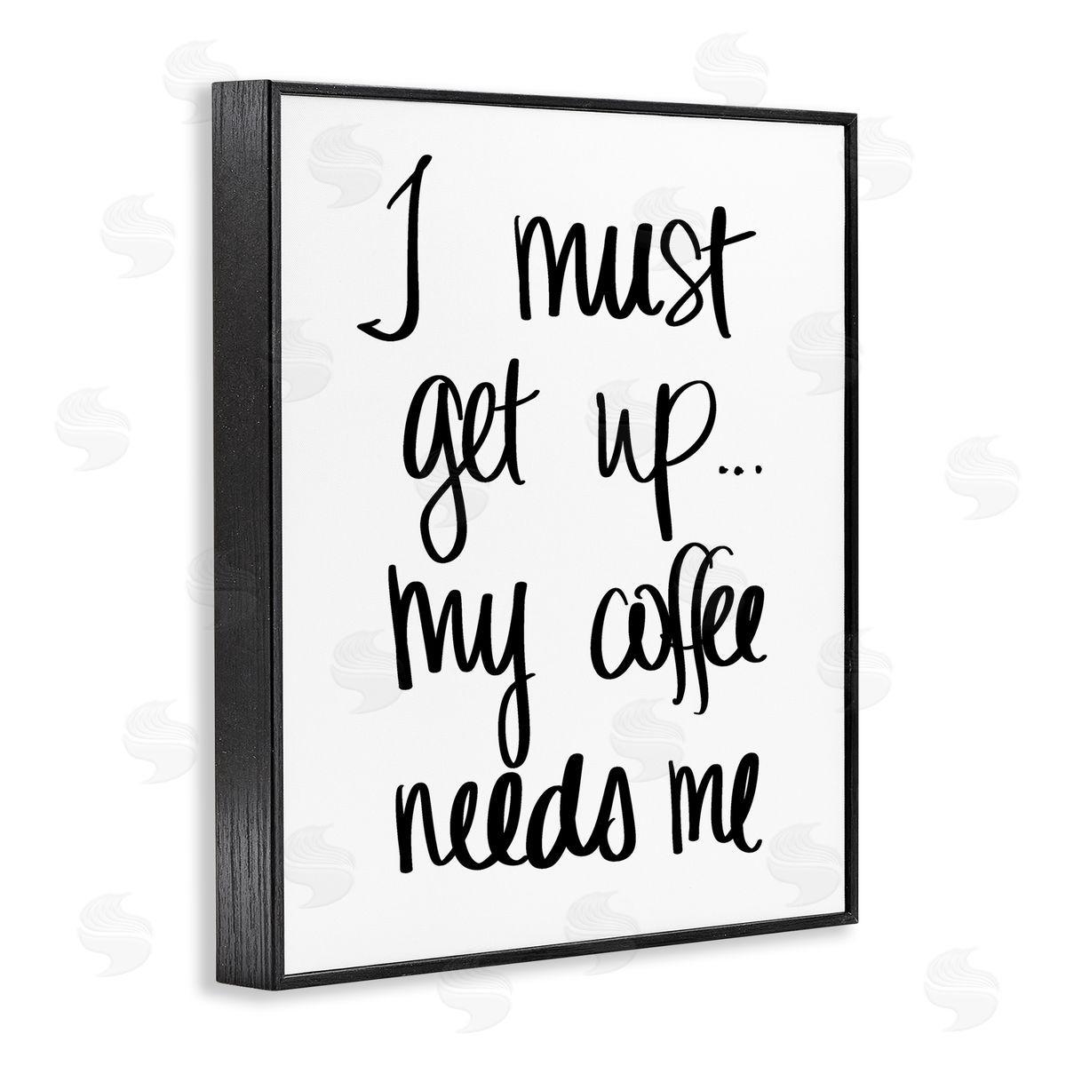 SD Graphics Studio I Must Get Up Coffe_sidee Humor Hand Typography