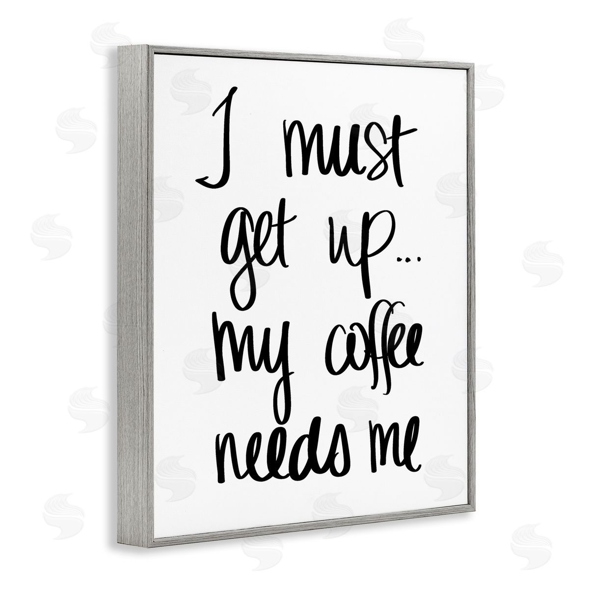 SD Graphics Studio I Must Get Up Coffe_sidee Humor Hand Typography