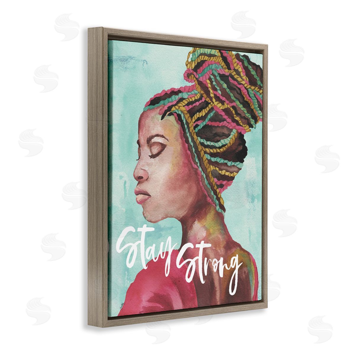 Elizabeth Medley Stay Strong Inspirational Powerful Woman Braided Hair