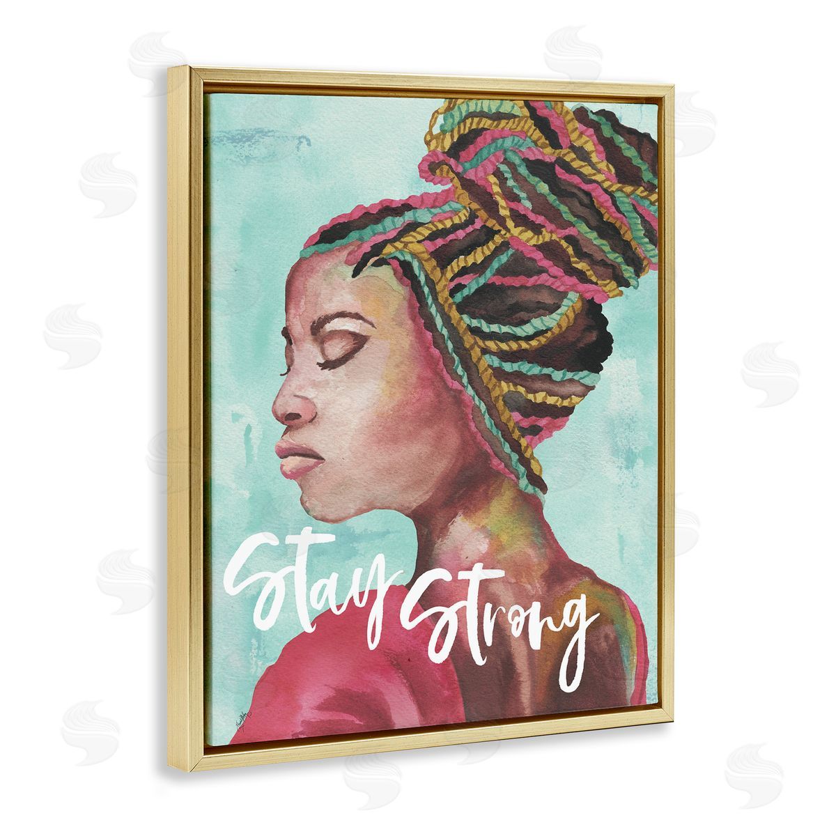 Elizabeth Medley Stay Strong Inspirational Powerful Woman Braided Hair