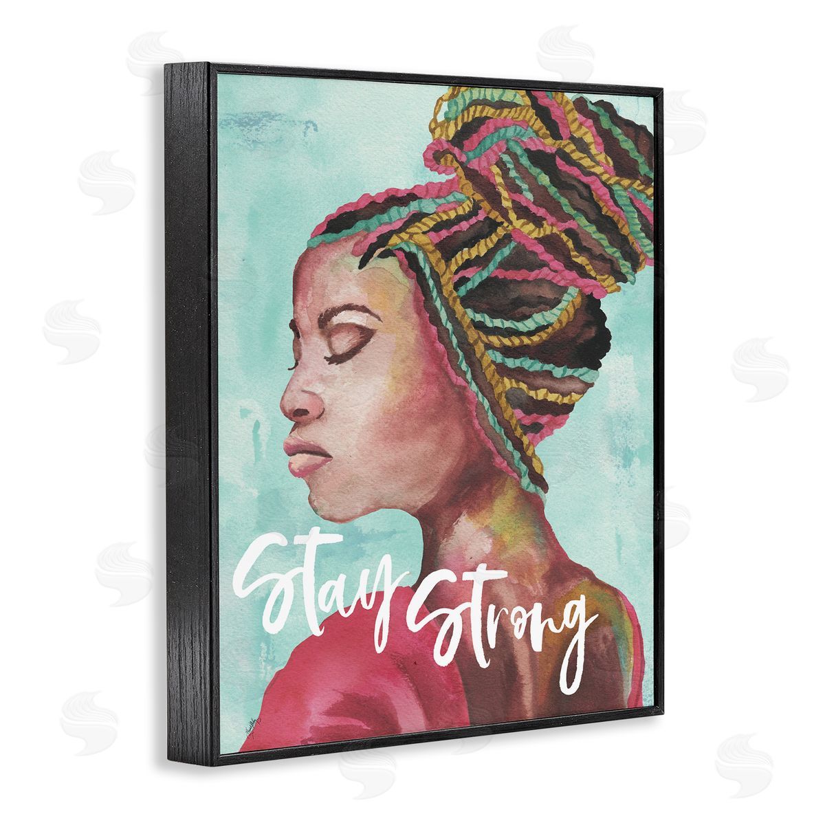 Elizabeth Medley Stay Strong Inspirational Powerful Woman Braided Hair