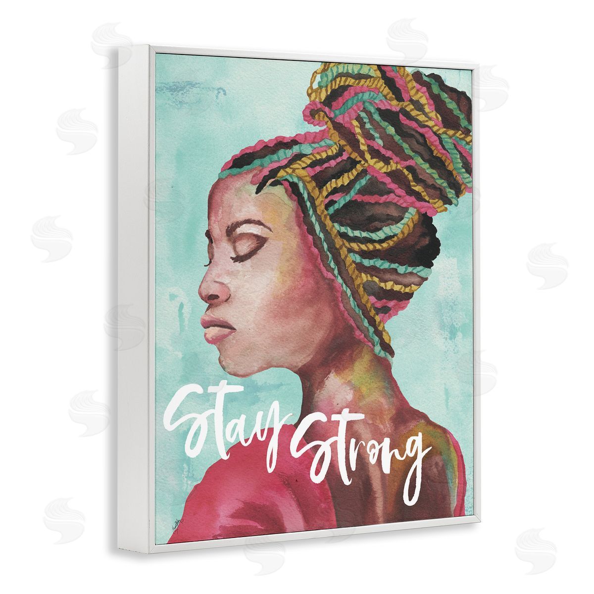 Elizabeth Medley Stay Strong Inspirational Powerful Woman Braided Hair