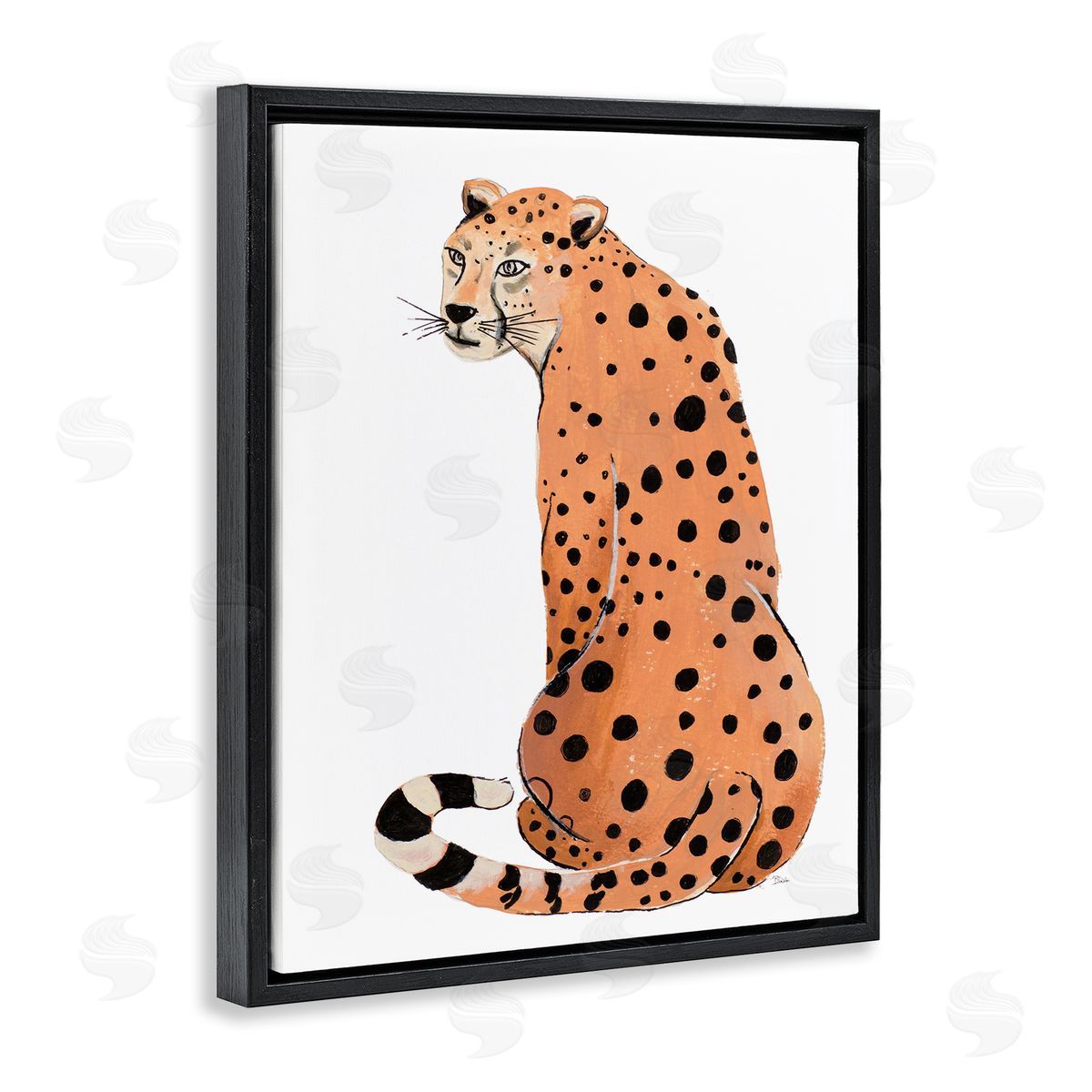 Patricia Pinto Orange Jungle Cat Bold Spots Safari Animal