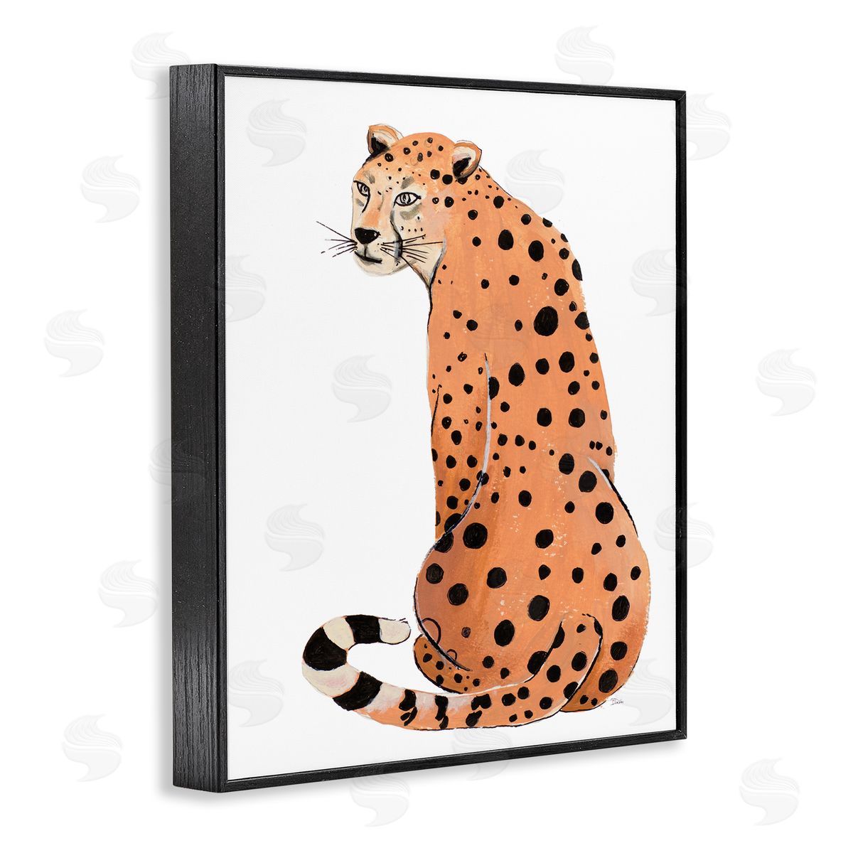 Patricia Pinto Orange Jungle Cat Bold Spots Safari Animal