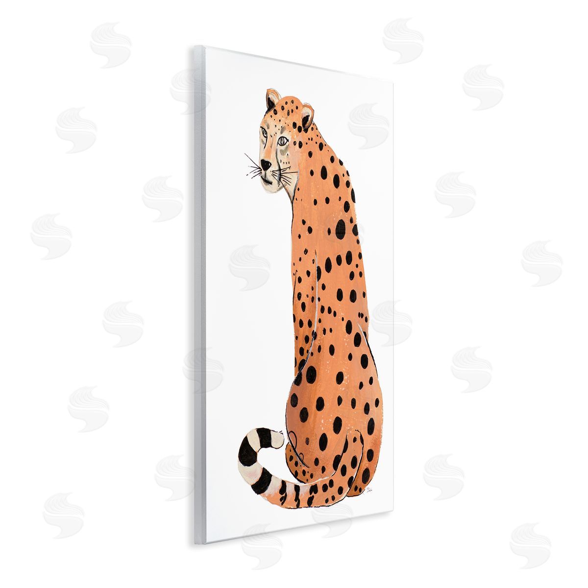 Patricia Pinto Orange Jungle Cat Bold Spots Safari Animal