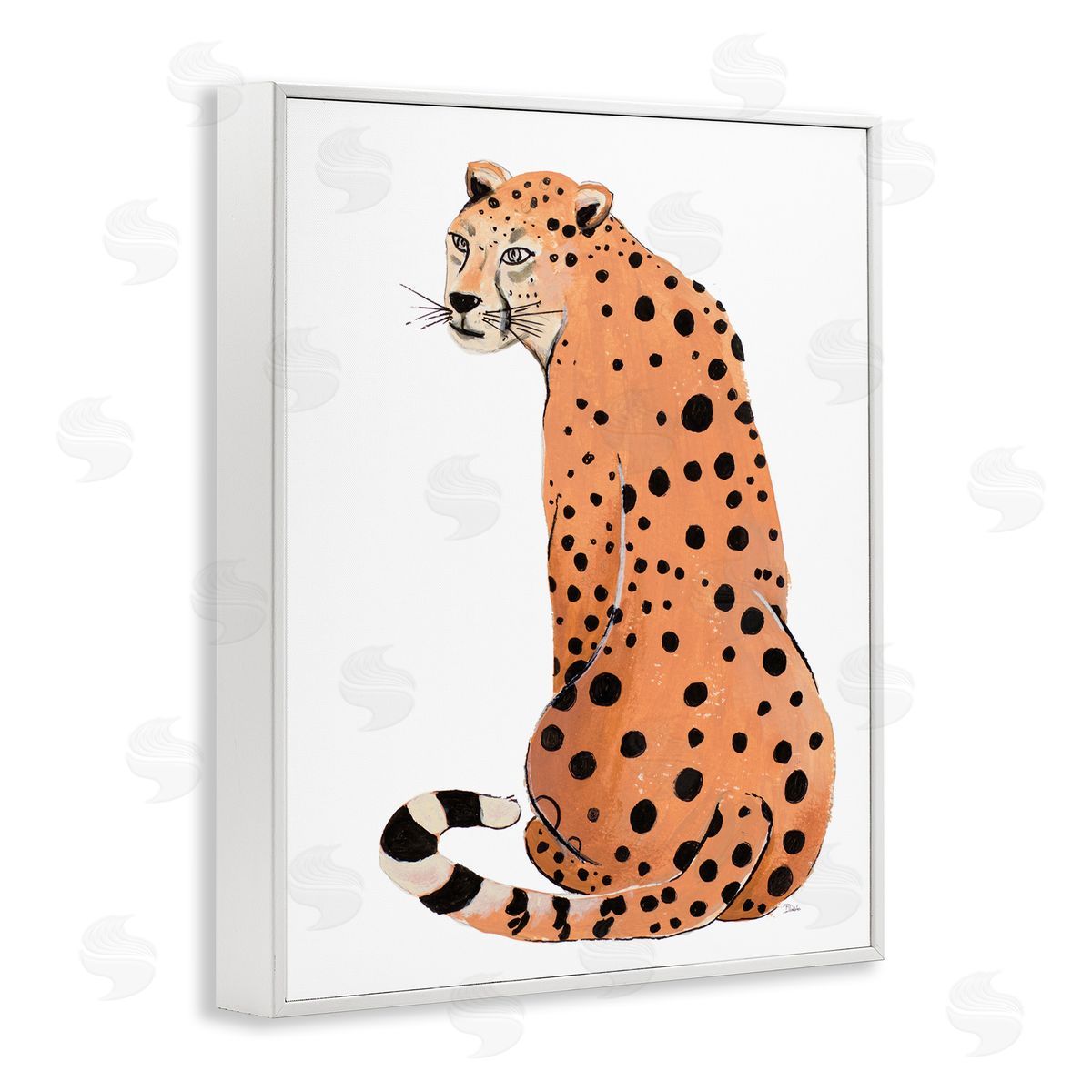 Patricia Pinto Orange Jungle Cat Bold Spots Safari Animal