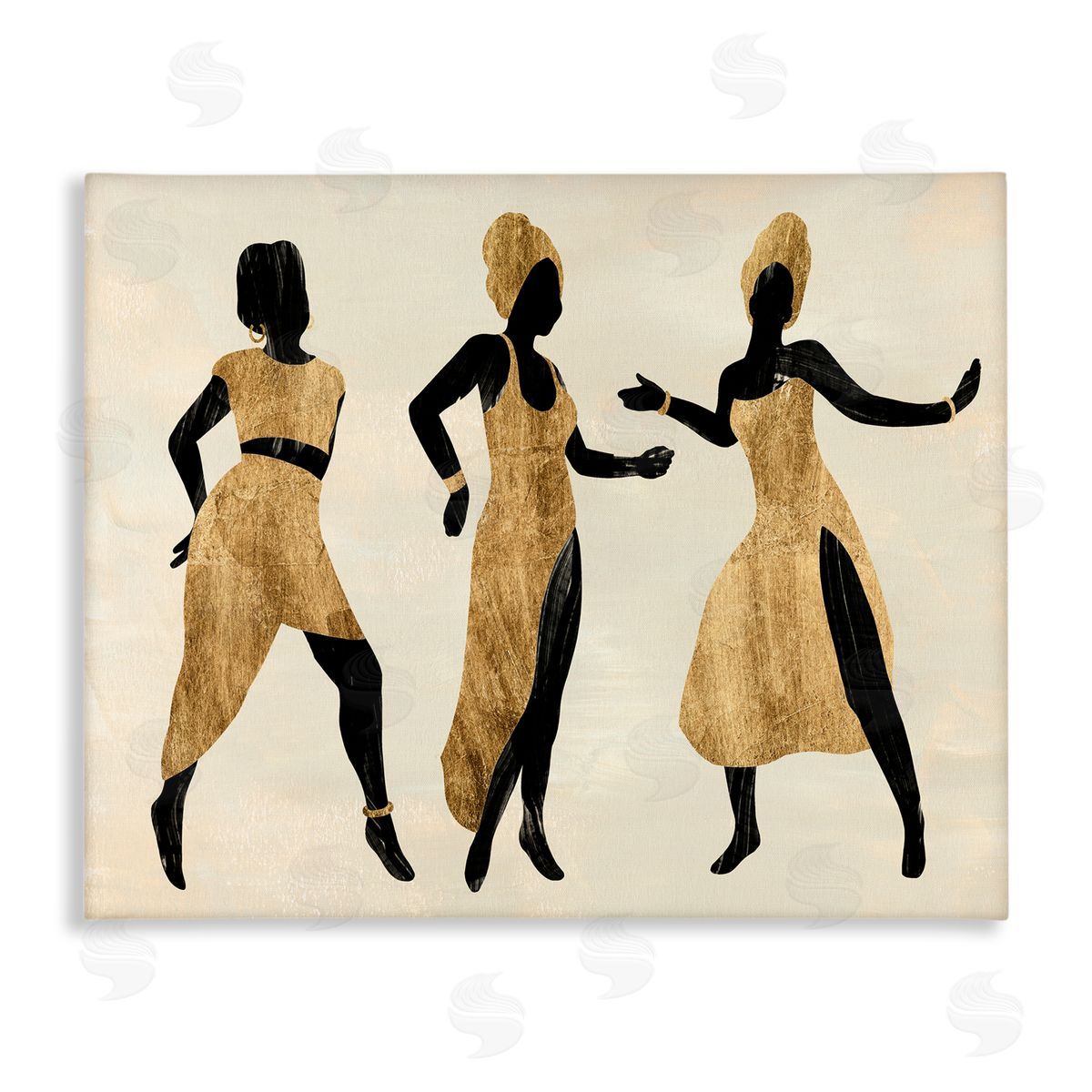 Annie Warren Powerful Women Dancing  Afr_sideican Glam Fashion Black Beige