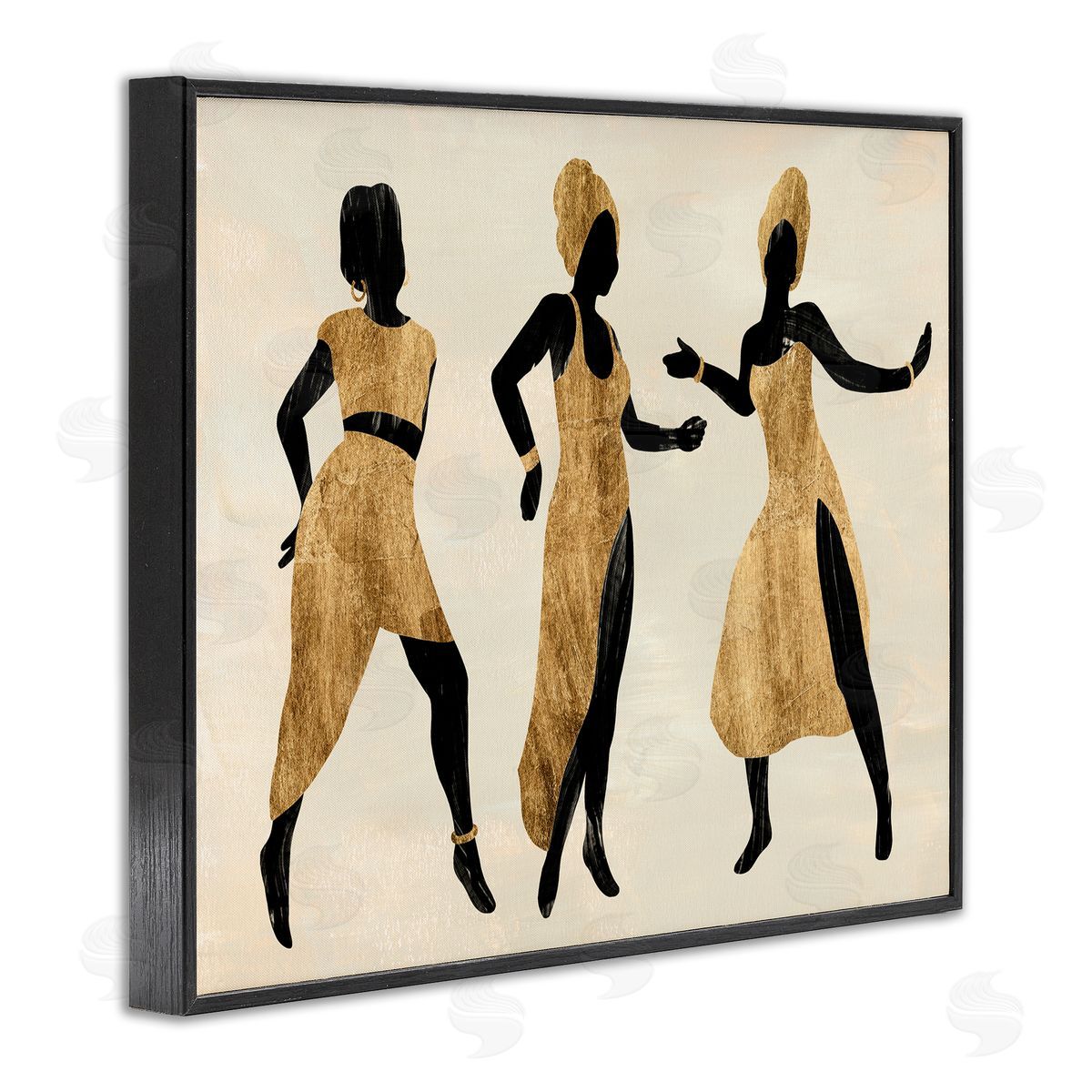 Annie Warren Powerful Women Dancing  Afr_sideican Glam Fashion Black Beige