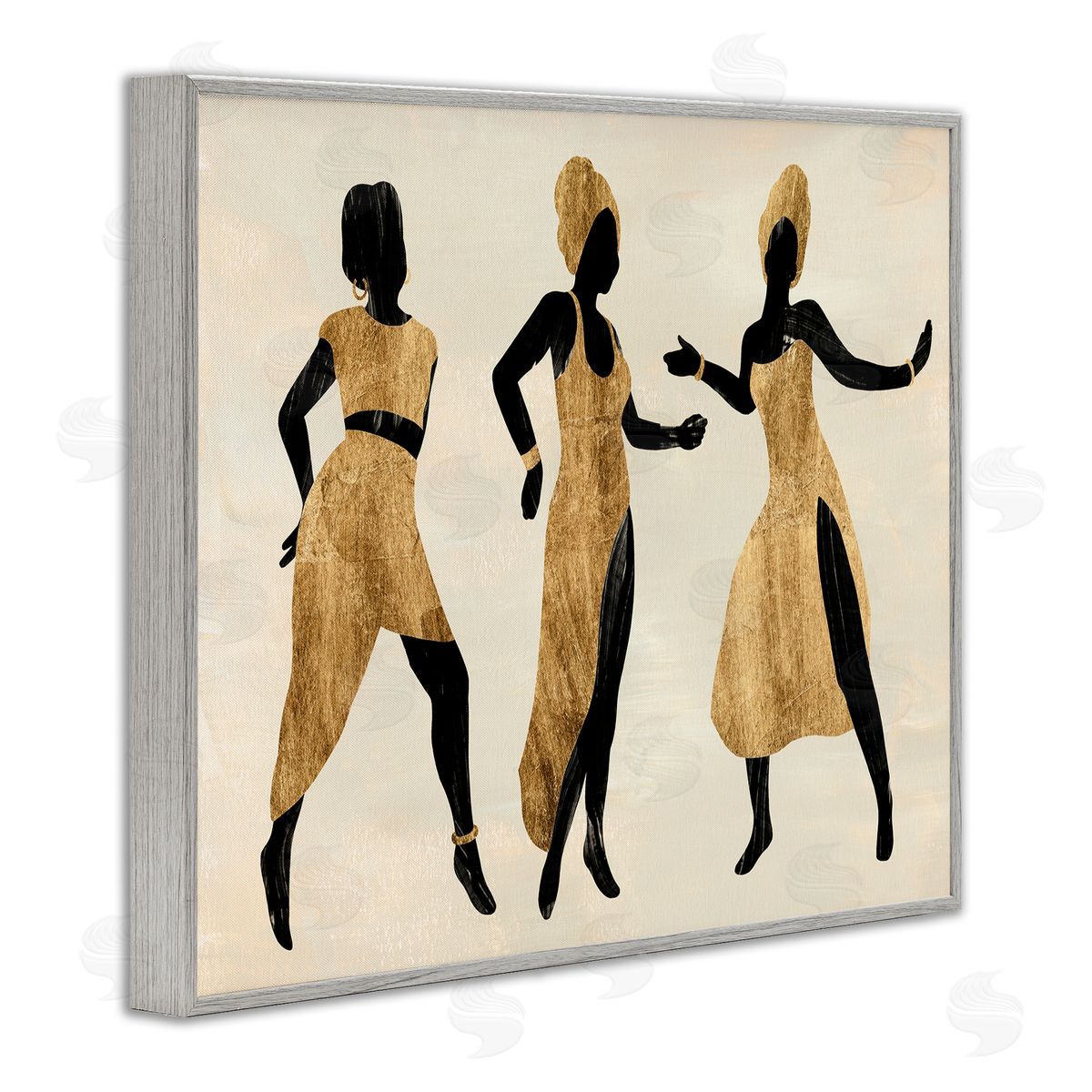 Annie Warren Powerful Women Dancing  Afr_sideican Glam Fashion Black Beige