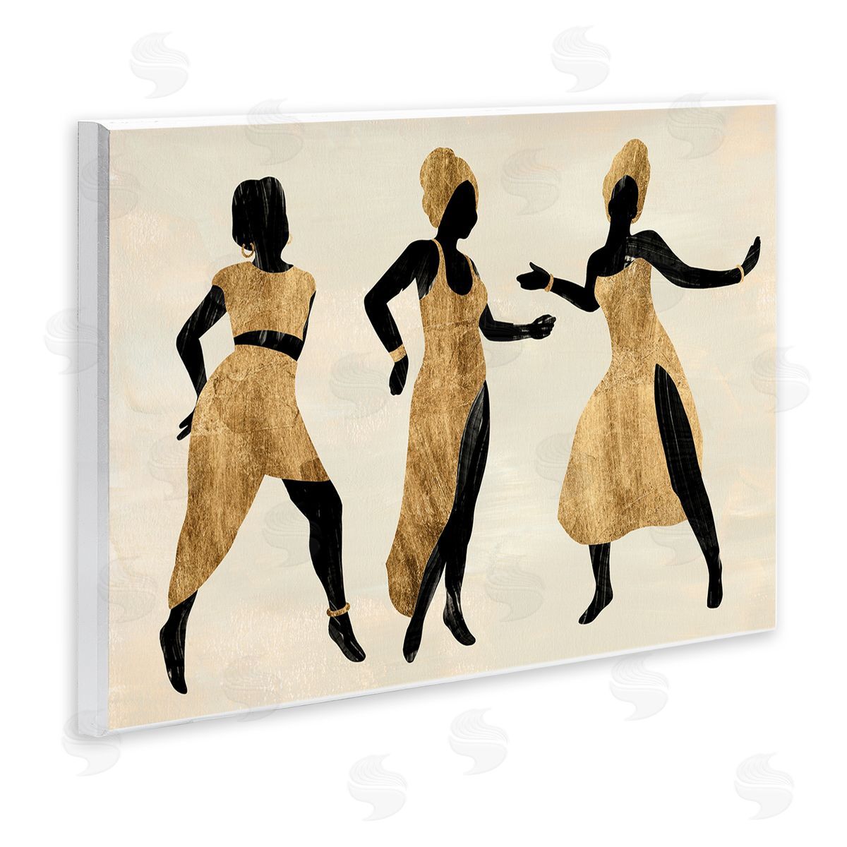 Annie Warren Powerful Women Dancing  Afr_sideican Glam Fashion Black Beige