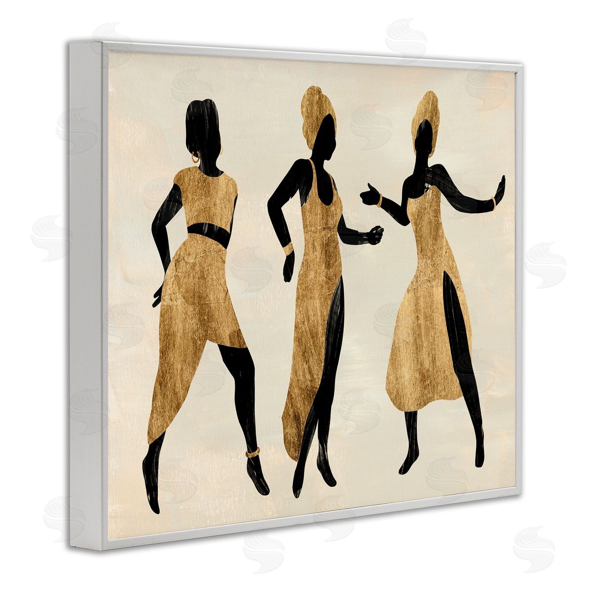 Annie Warren Powerful Women Dancing  Afr_sideican Glam Fashion Black Beige