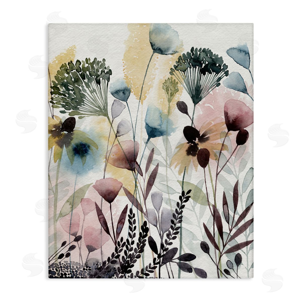 Grace Popp Wild Florals Opaque Layers Soft Watercolor Pink Blue