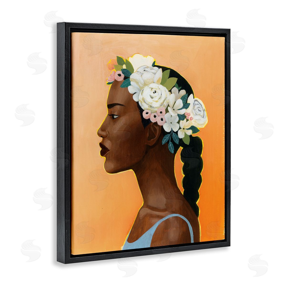 Grace Popp Woman Wearing Rose Floral Crown Strong Portrait