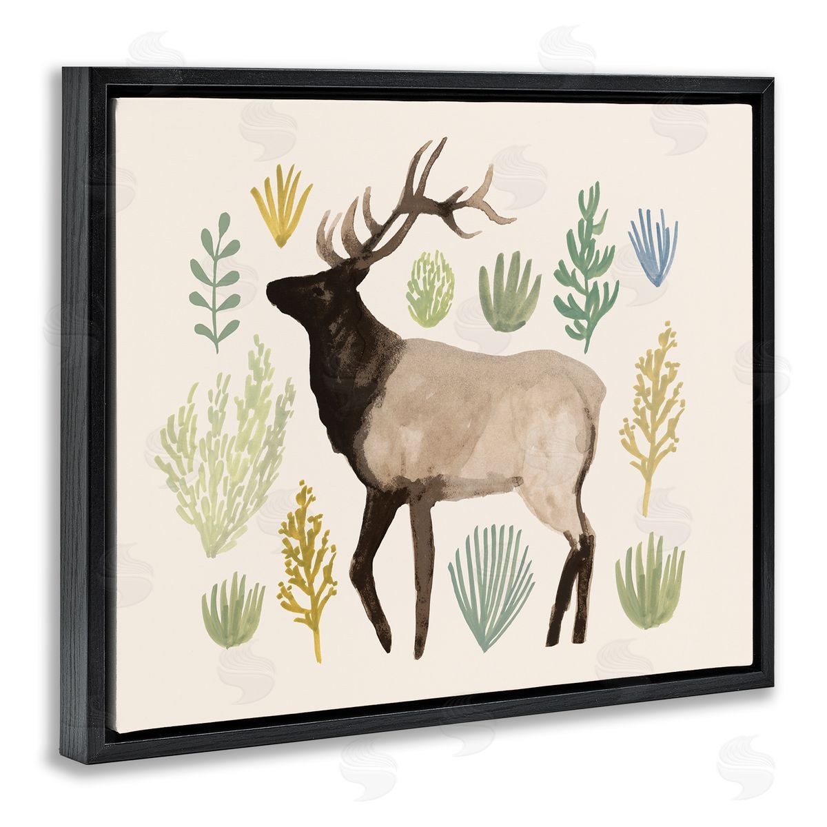 Victoria Barnes Southwestern Elk Yellow Green Vegetation Noble Animal