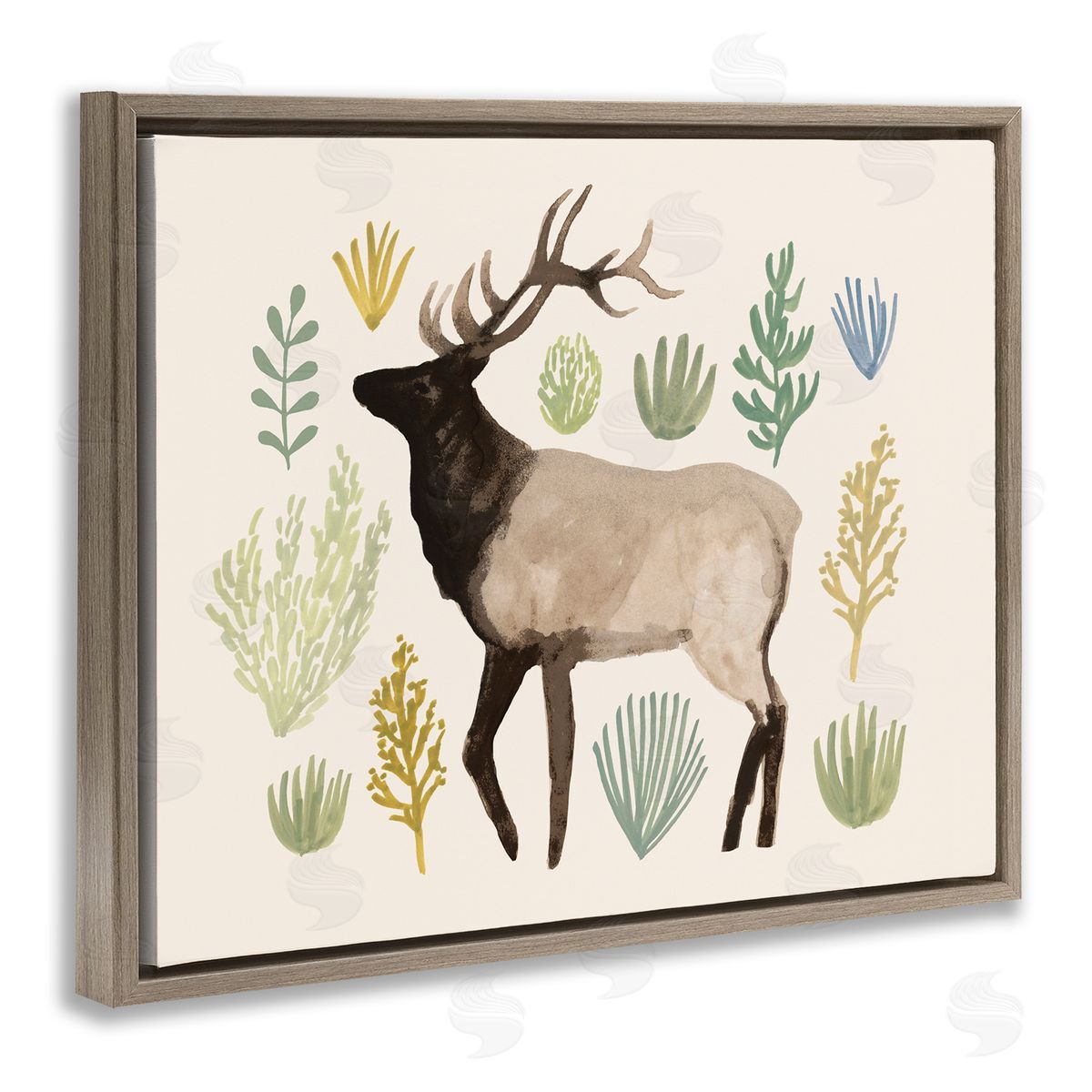 Victoria Barnes Southwestern Elk Yellow Green Vegetation Noble Animal