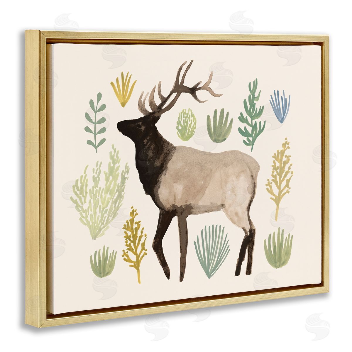 Victoria Barnes Southwestern Elk Yellow Green Vegetation Noble Animal