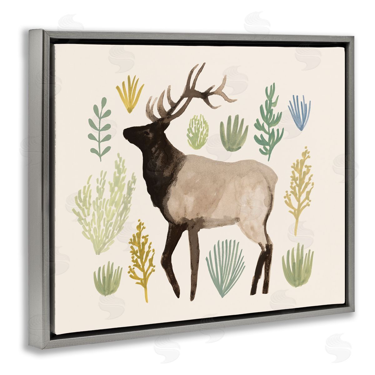 Victoria Barnes Southwestern Elk Yellow Green Vegetation Noble Animal