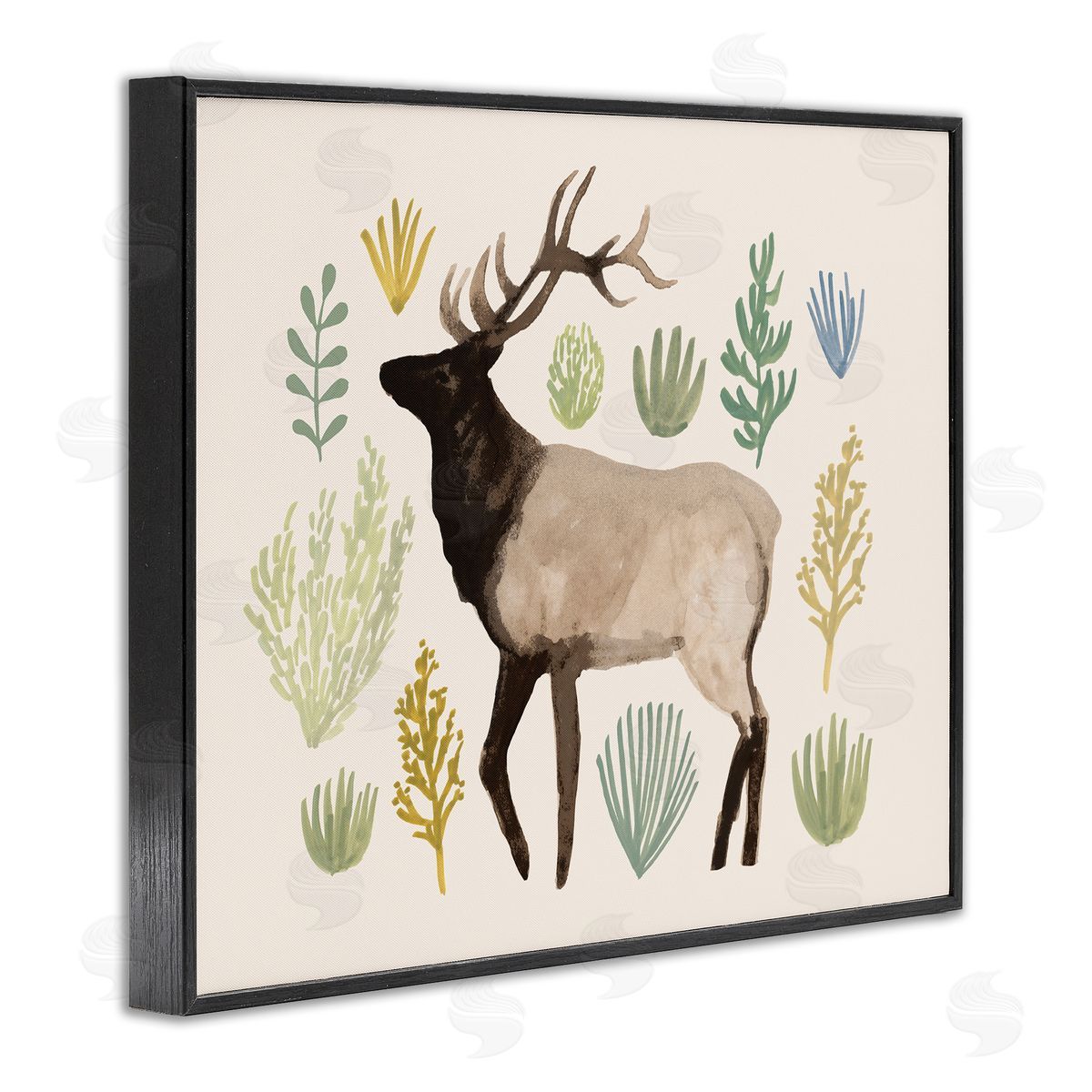 Victoria Barnes Southwestern Elk Yellow Green Vegetation Noble Animal