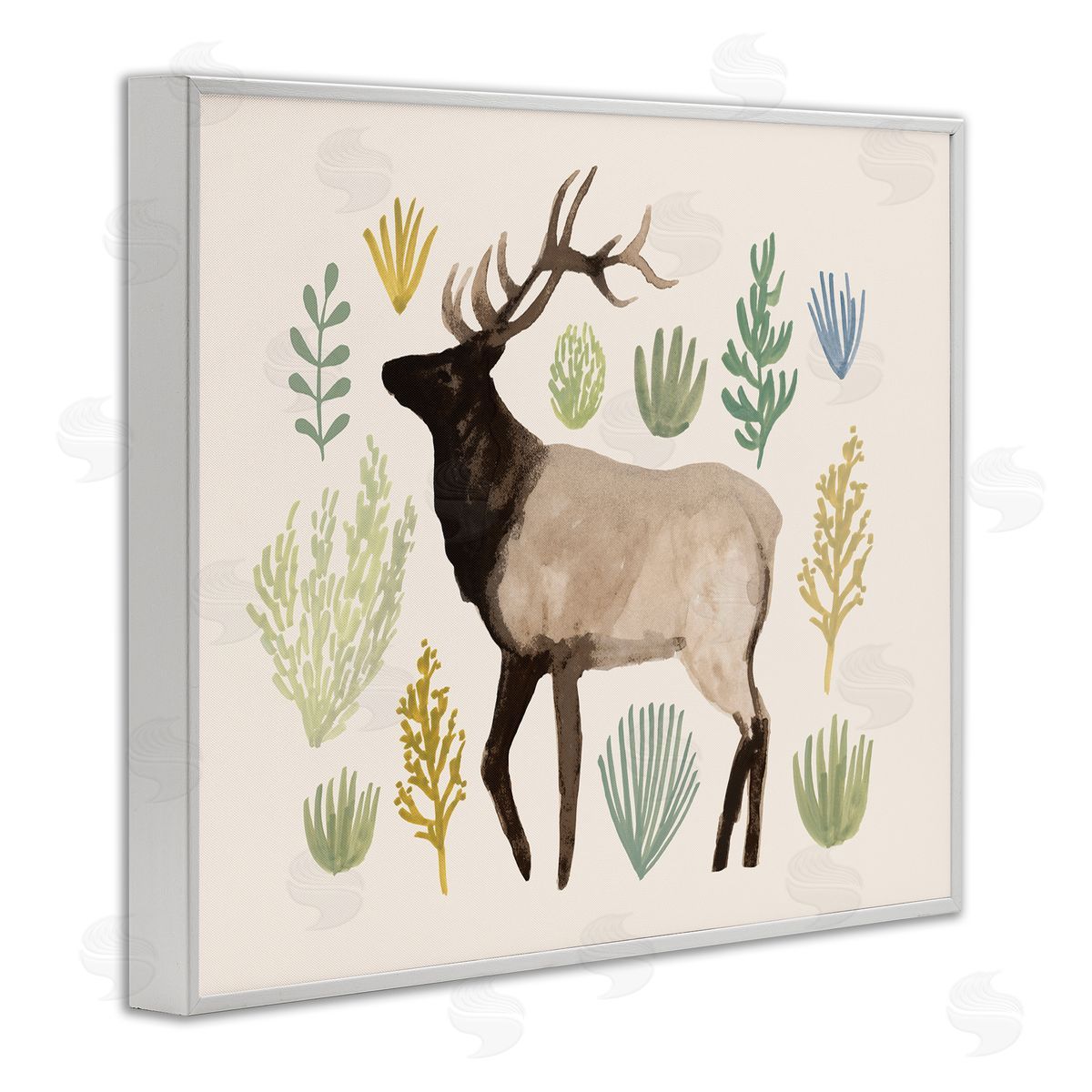 Victoria Barnes Southwestern Elk Yellow Green Vegetation Noble Animal