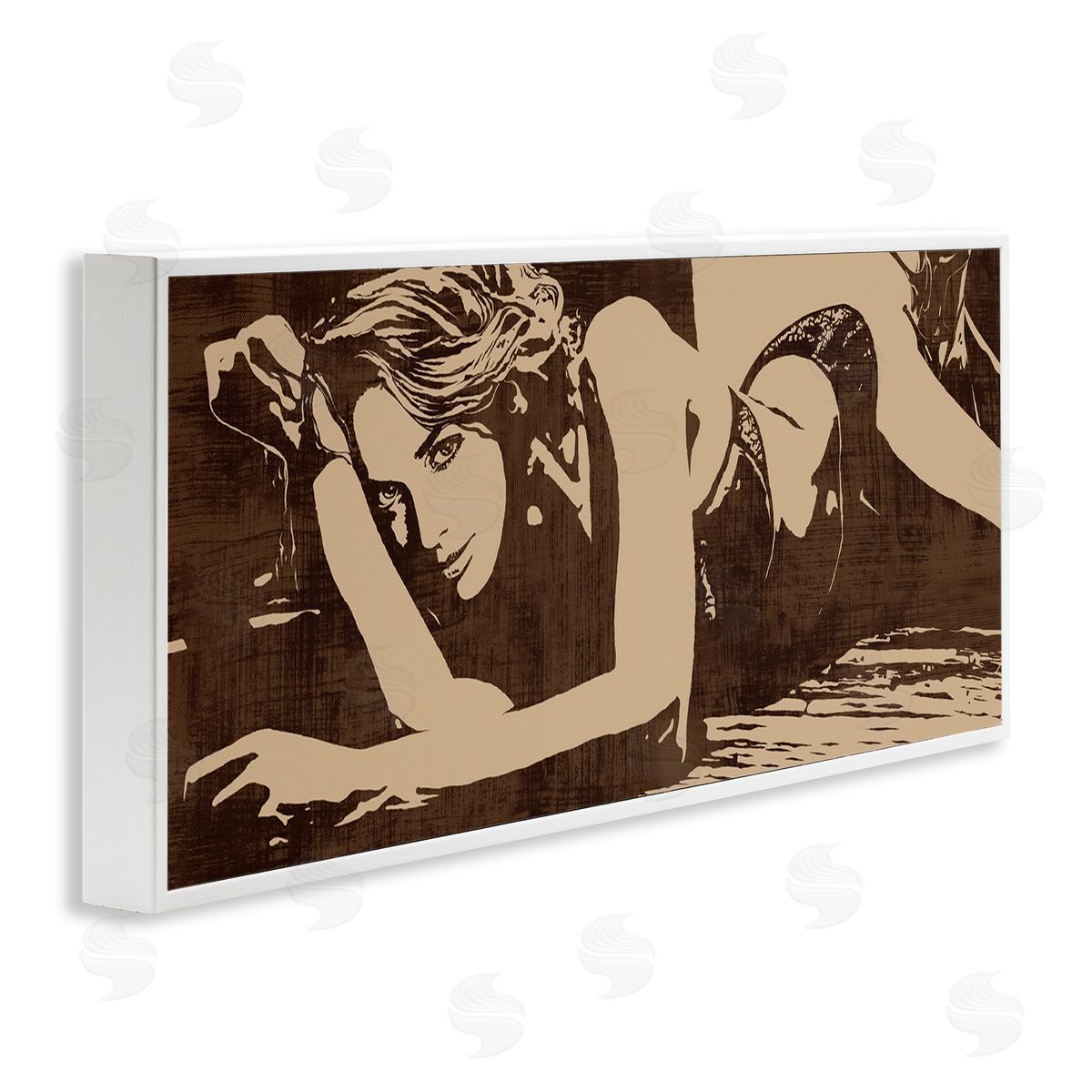 Andrew Cooper Alluring Female Resting Seductive Face Sepia Tone