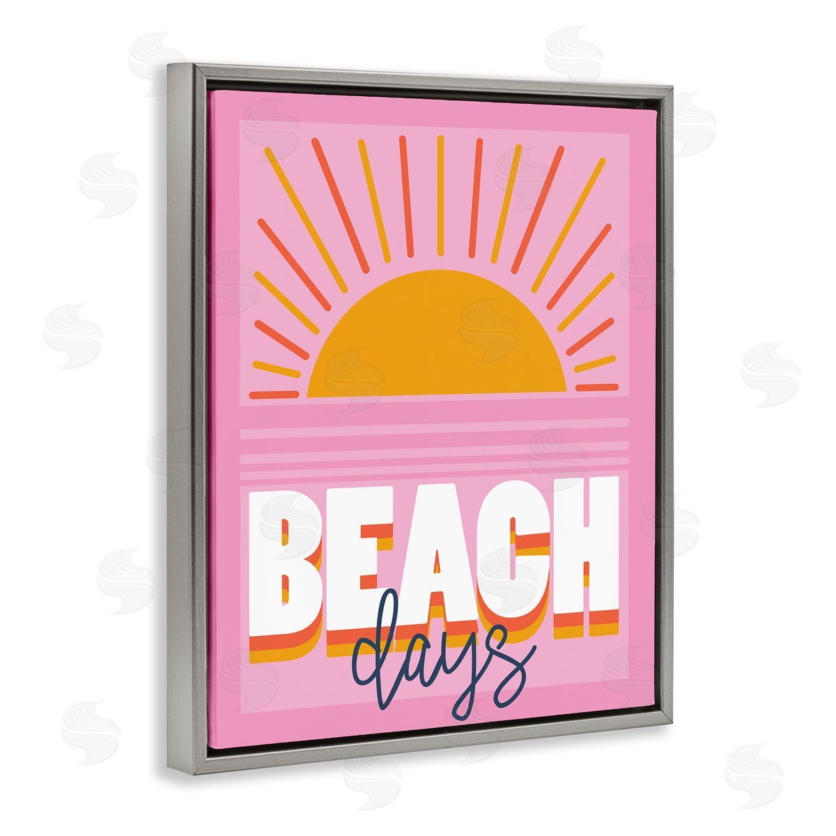 Angela Nickeas Beach Days Quote Rising Sun Ray Horizon Pink