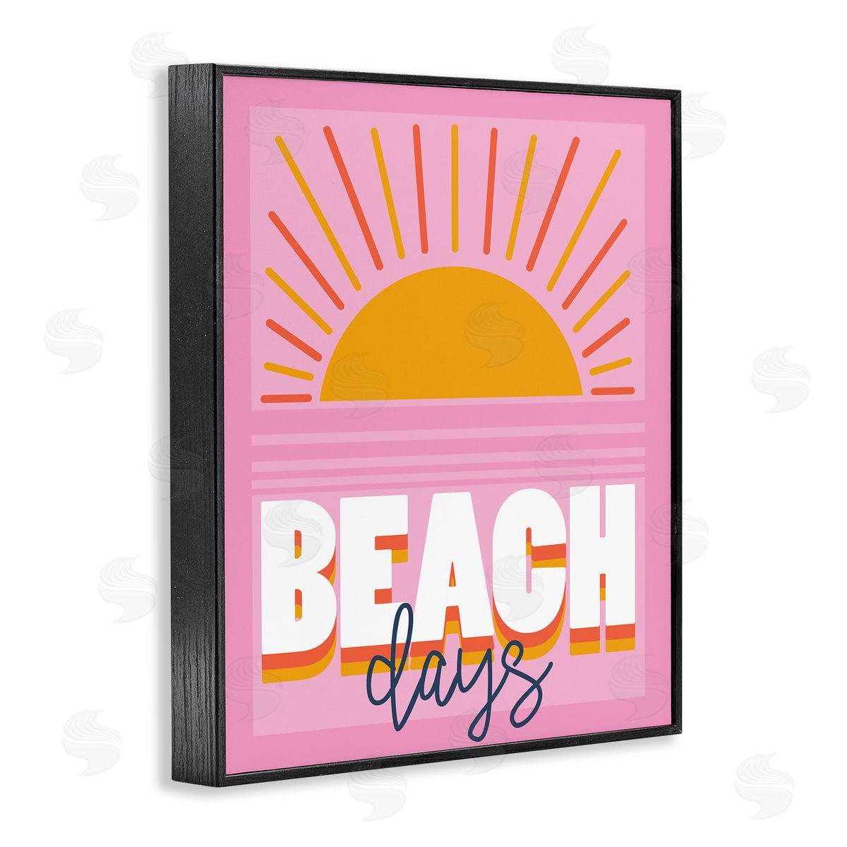Angela Nickeas Beach Days Quote Rising Sun Ray Horizon Pink