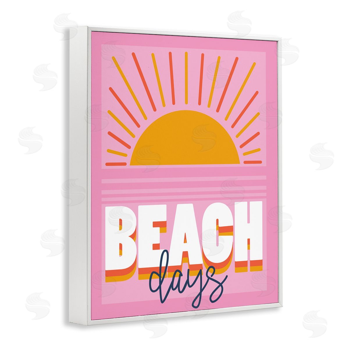 Angela Nickeas Beach Days Quote Rising Sun Ray Horizon Pink