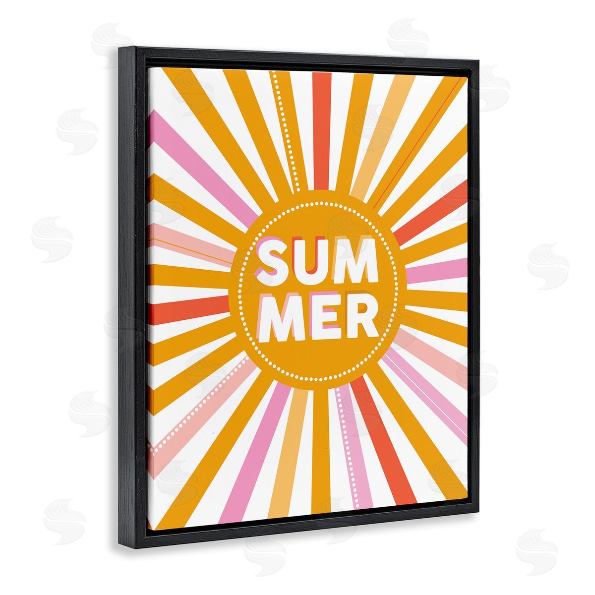 Angela Nickeas Bold Summer Typography Playful Rainbow Sun Rays 
