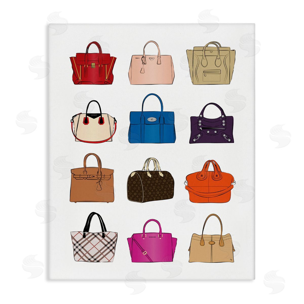 Martina Pavlova Glam Designer Bags Fashion Forward Purse Chart