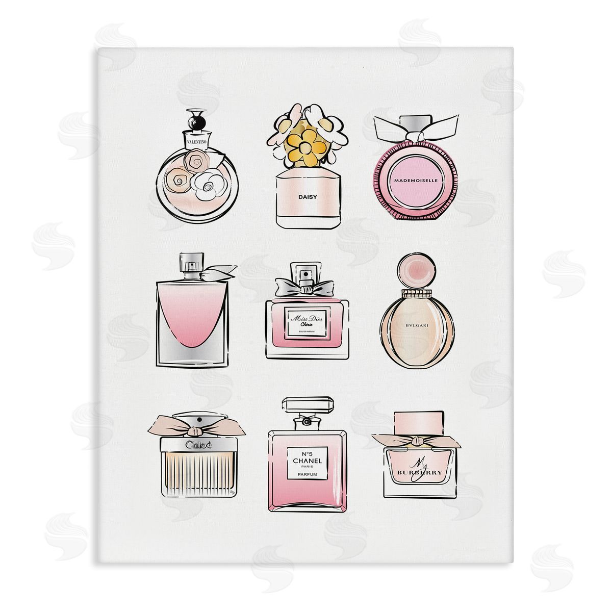 Martina Pavlova fr_sideagrance Bottle Glamour Chic Modern Fashion Illustrations