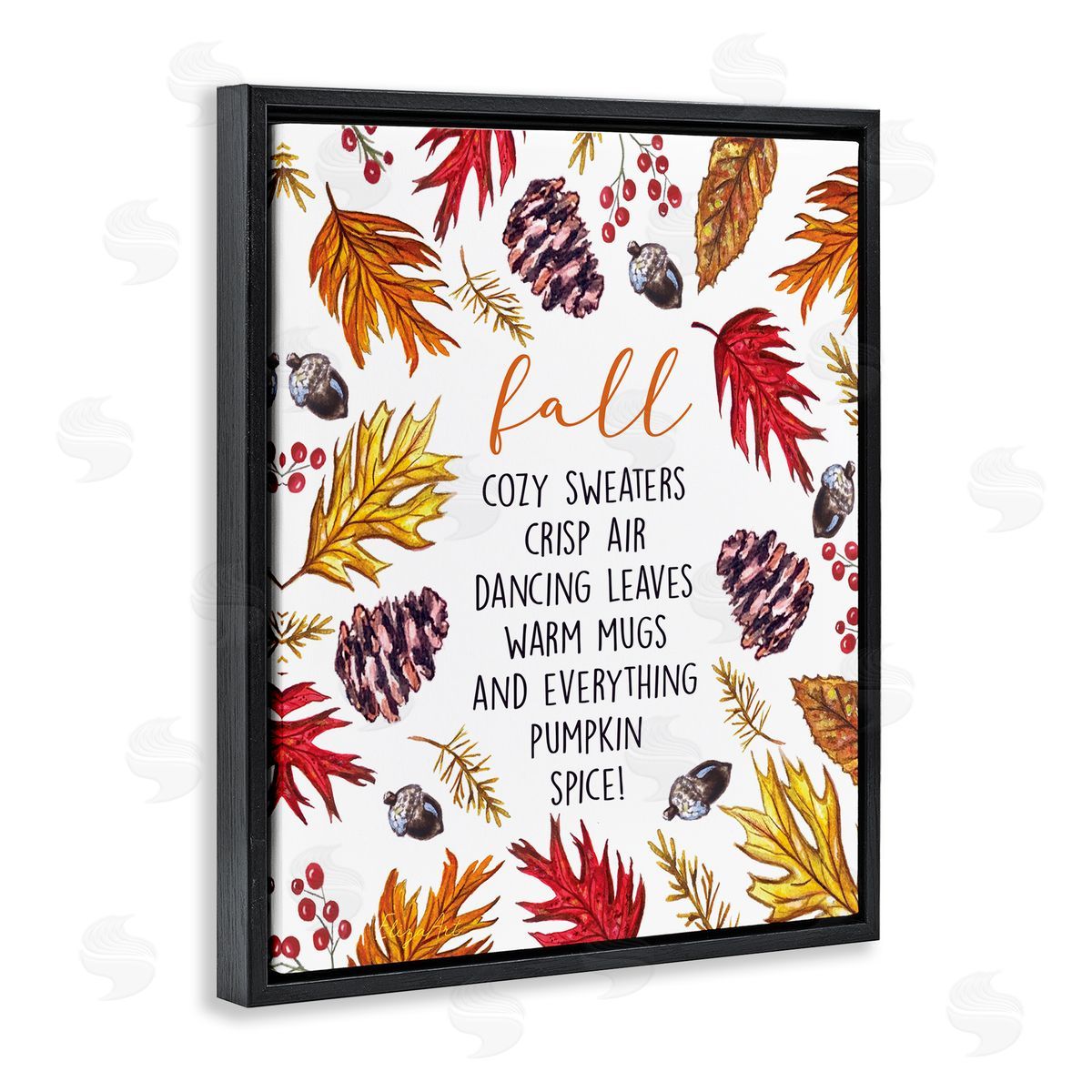 Elizabeth Tyndall List of Fall Favorites Autumn Forest Foliage Wreath