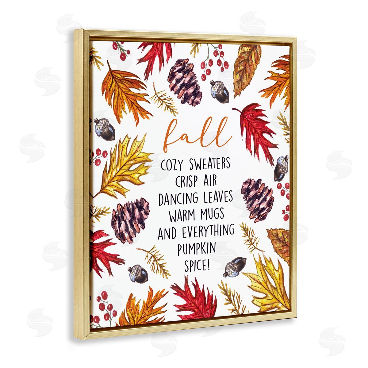 Elizabeth Tyndall List of Fall Favorites Autumn Forest Foliage Wreath