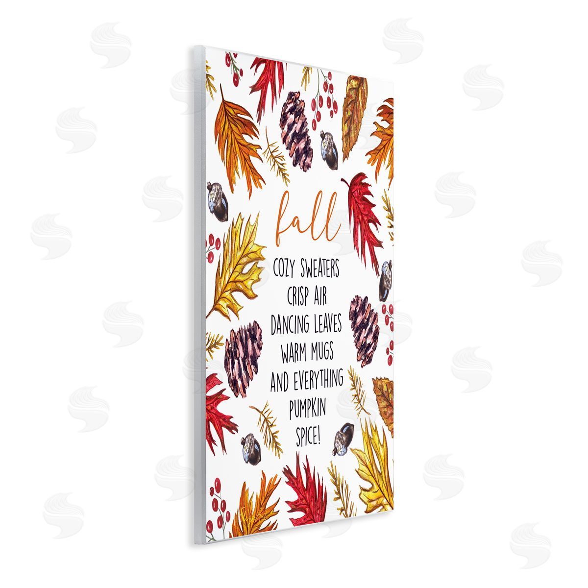 Elizabeth Tyndall List of Fall Favorites Autumn Forest Foliage Wreath