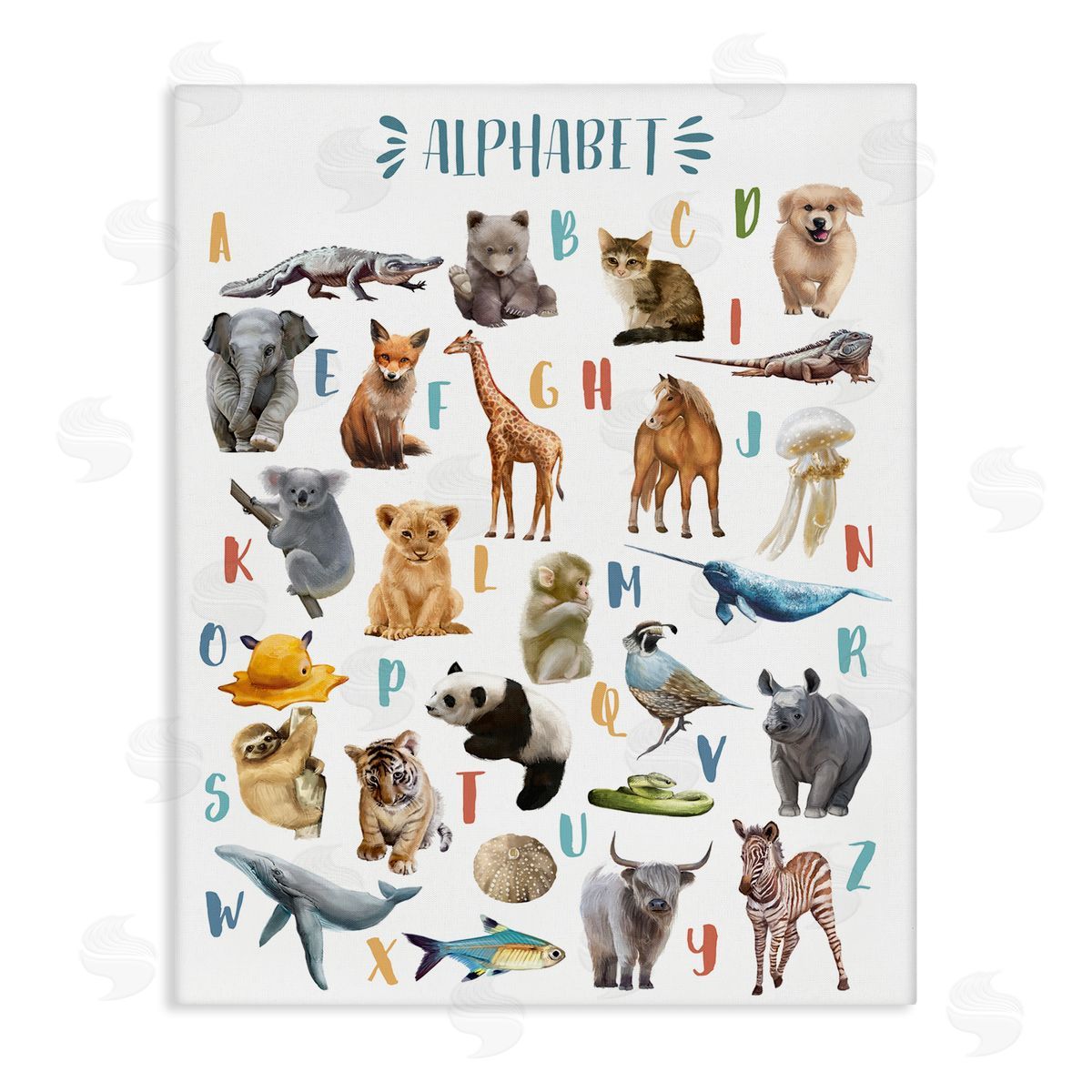 Ziwei Li Kid's Playful Animal Alphabet Whimsical ABC's