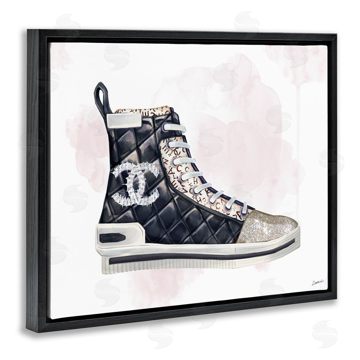 Ziwei Li Glam Fashion Quilted Sneaker Designer Style 
