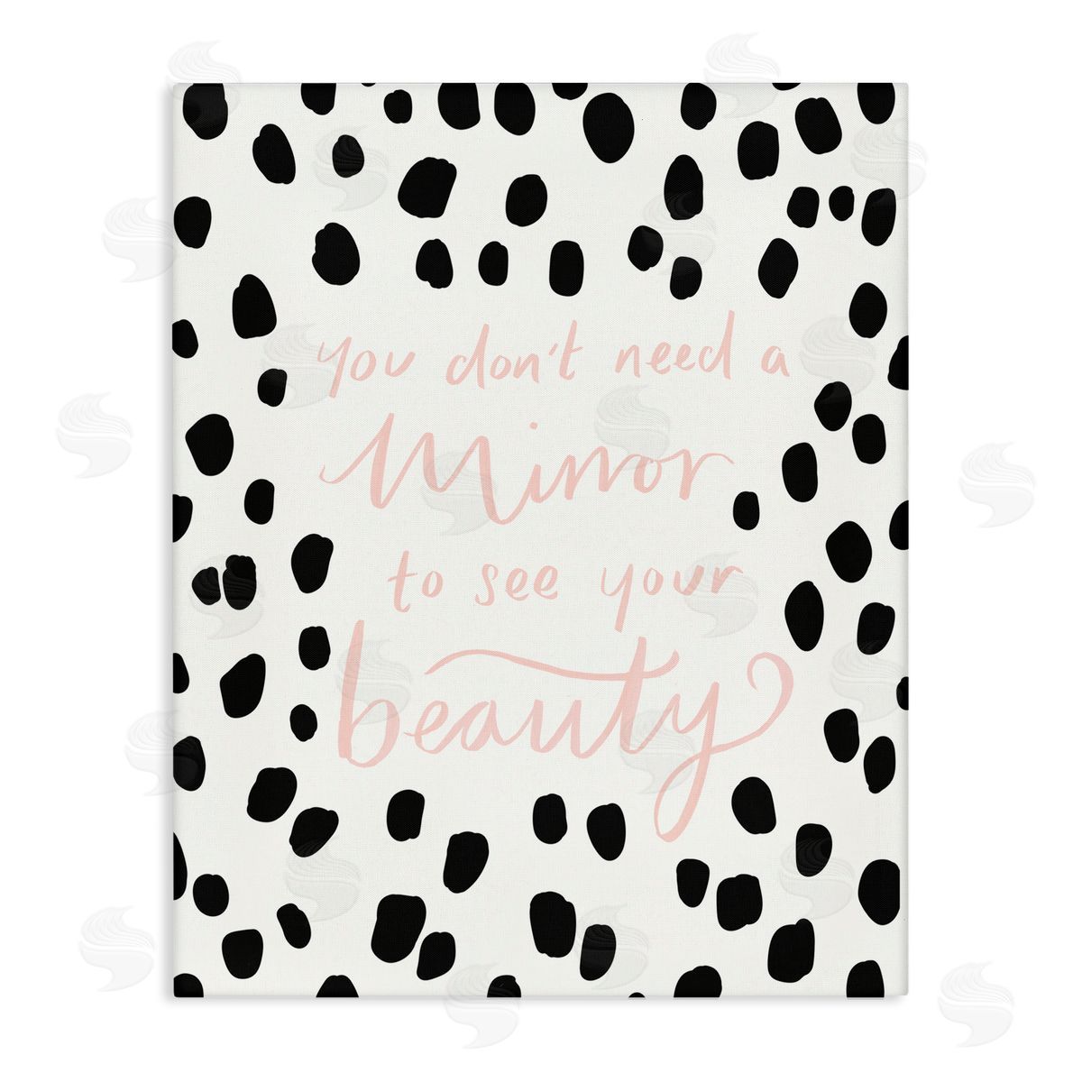 Heather McLaughlin Don't Need A Mirror Sentiment Beauty Positivity Polka-Dots