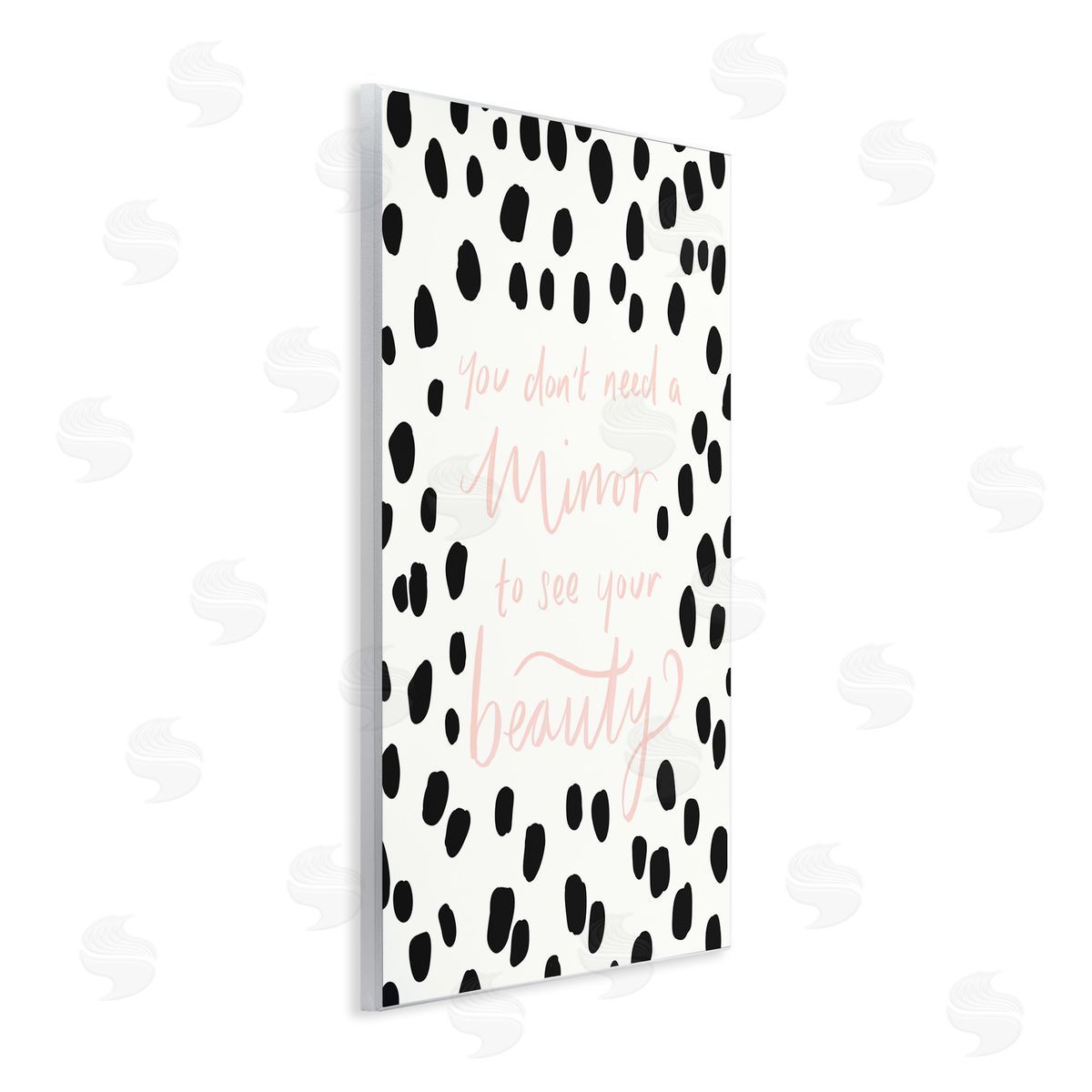 Heather McLaughlin Don't Need A Mirror Sentiment Beauty Positivity Polka-Dots