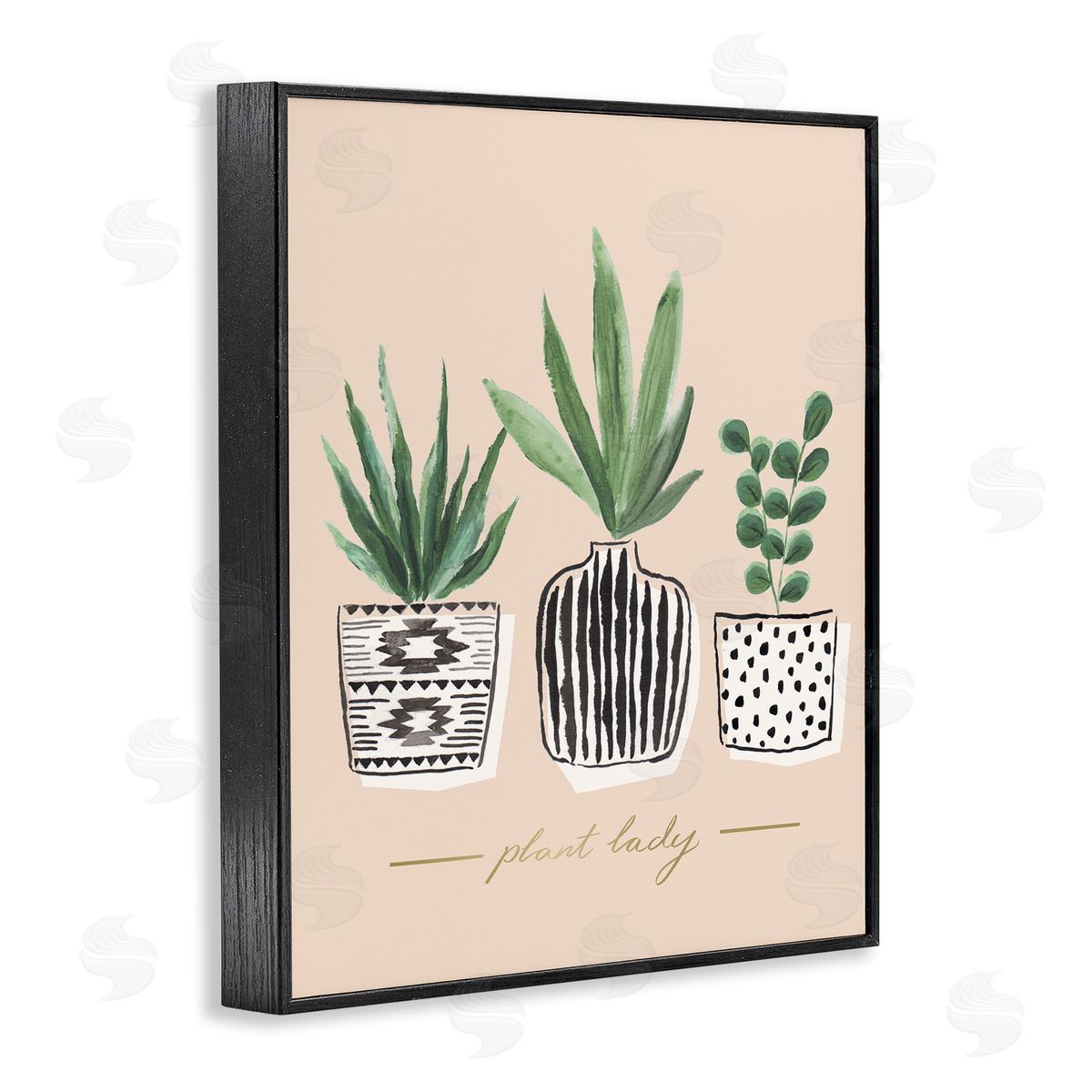 Heather McLaughlin Green Fern Trio Chic Patterns Plant Lady Sentiment