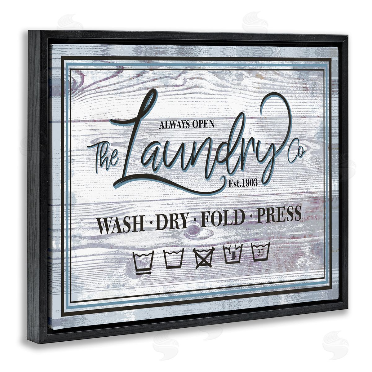 Jennifer Ellory The Laundry Co Sign Wash Fold Press Icons
