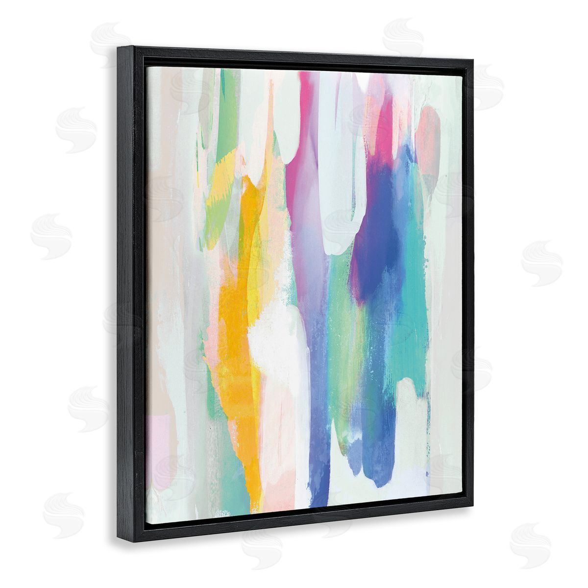 Jackie Hanson Alluring Rainbow Tones Abstract Layered Shapes