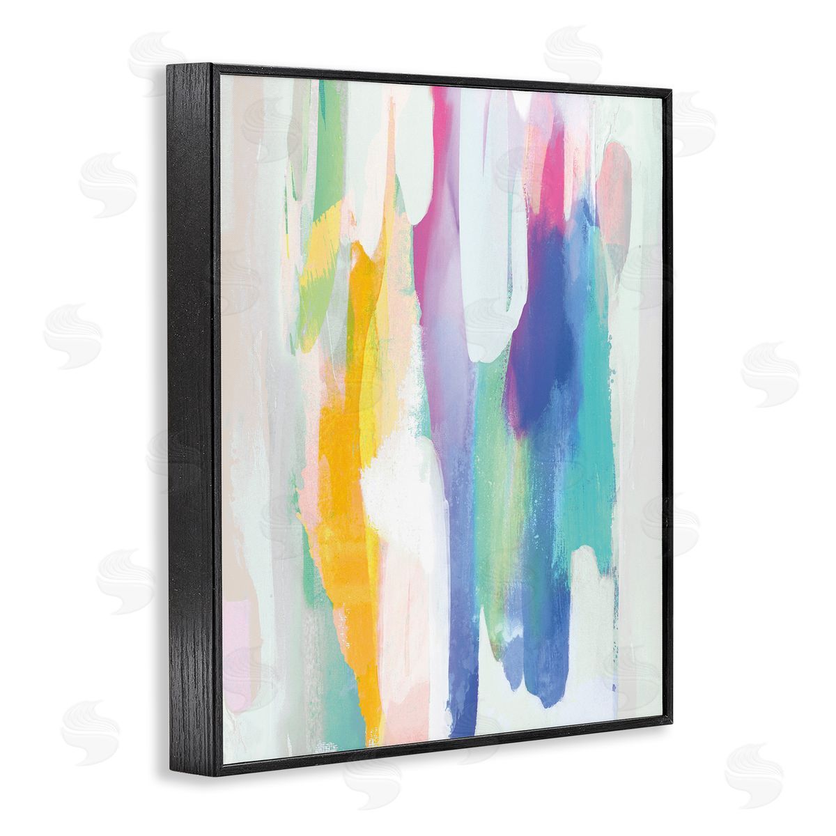 Jackie Hanson Alluring Rainbow Tones Abstract Layered Shapes
