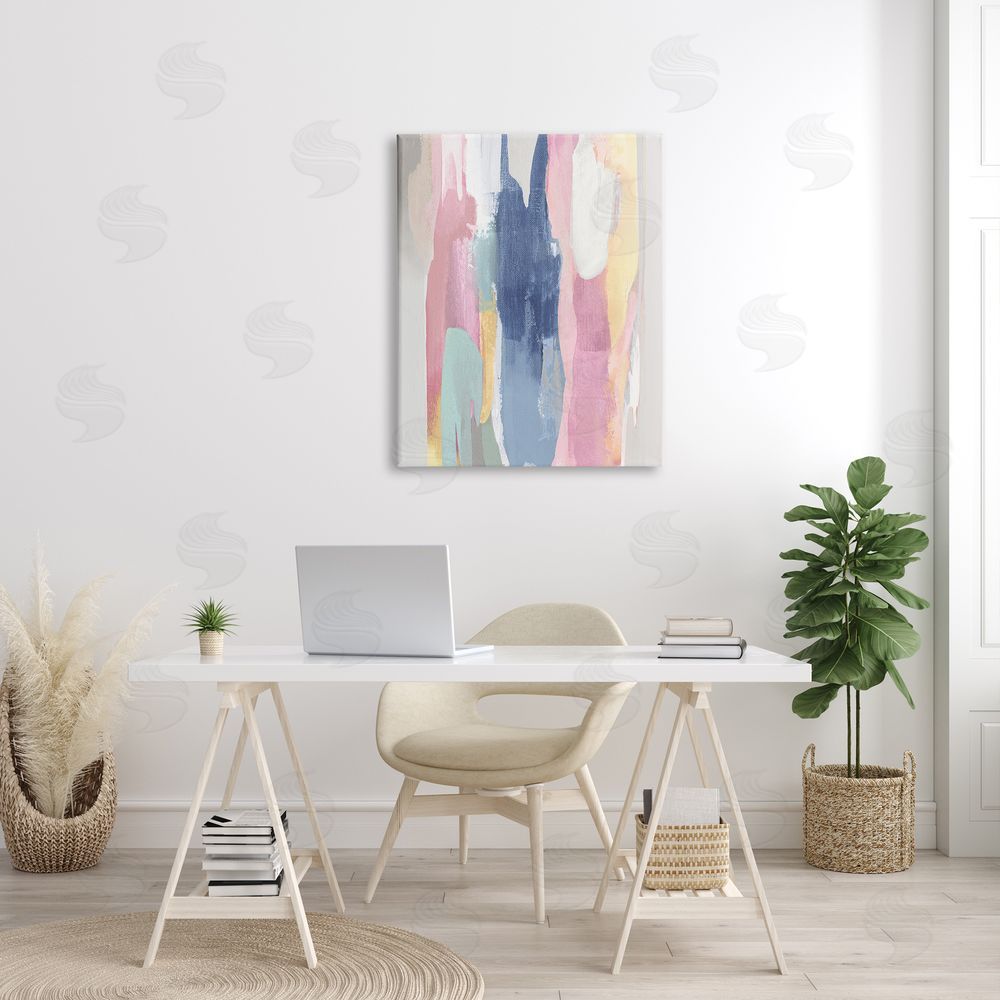 Jackie Hanson Pastel Tones Layered Modern Abstract Movements