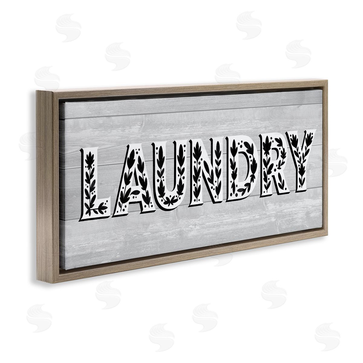 Jo Taylor Laundry Typography Sign Floral Patterns Minimal