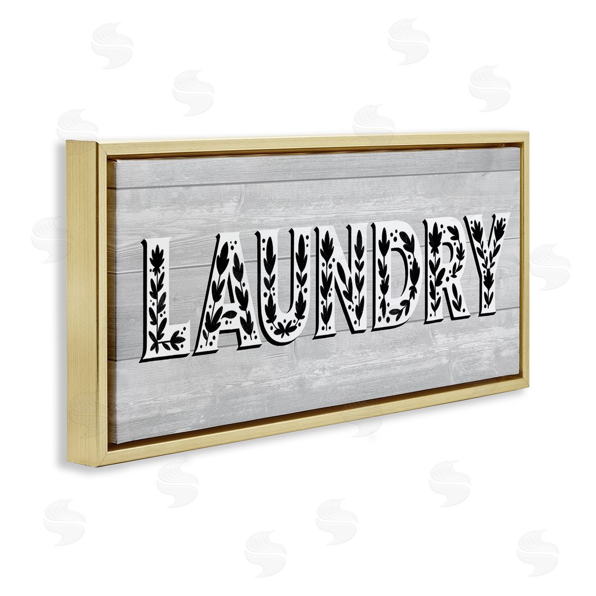 Jo Taylor Laundry Typography Sign Floral Patterns Minimal