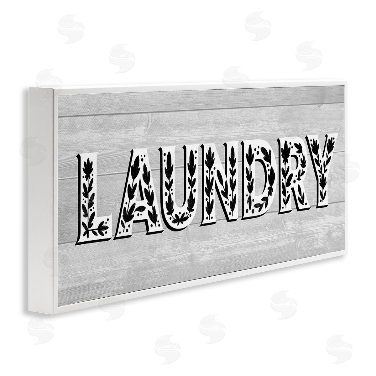 Jo Taylor Laundry Typography Sign Floral Patterns Minimal